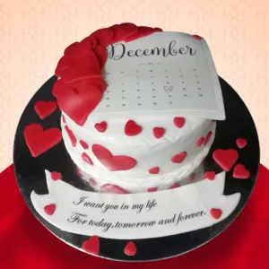 Heart cake 1kg image