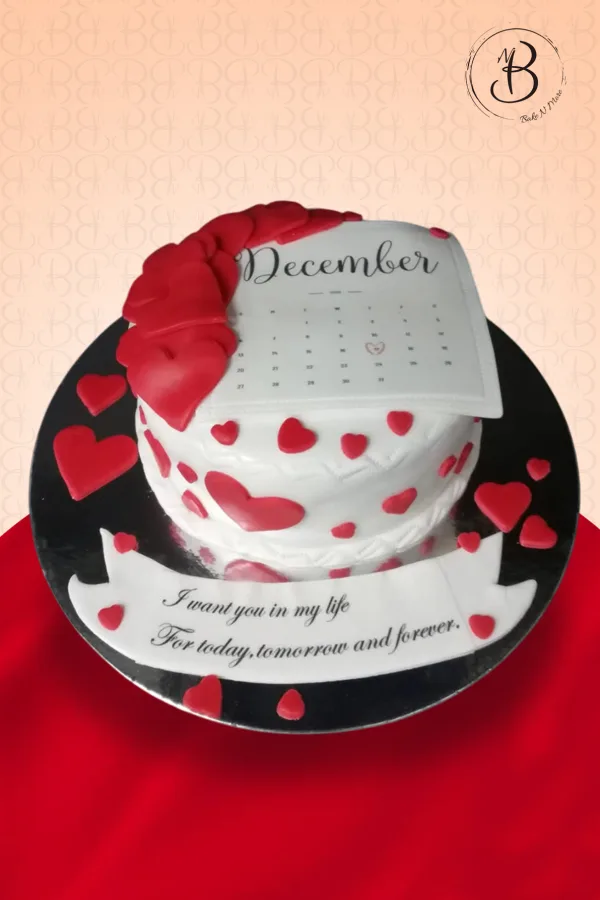 Heart cake 1kg image